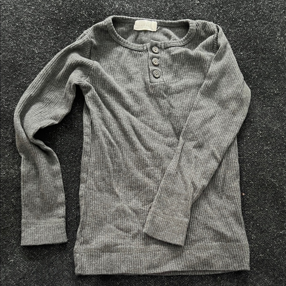 Jamie Kay Charcoal Knit Top